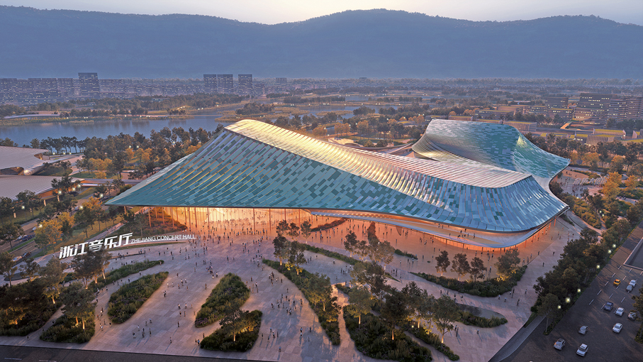 ●浙江音樂廳效果圖。