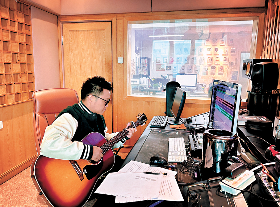 ●吳歡讚大灣區音樂產業鏈完善。 受訪者供圖