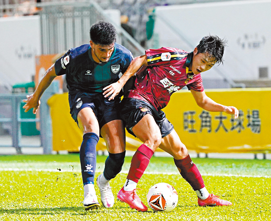 ●朴玟奎（右）因傷闊別港超三個月，正努力復健爭取復出。 資料圖片