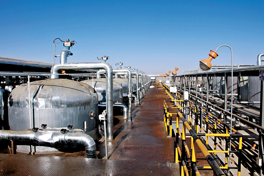 ●碳酸鋰是鋰電池正極材料的重要原料。圖為青海碳酸鋰項目設備區。 資料圖片