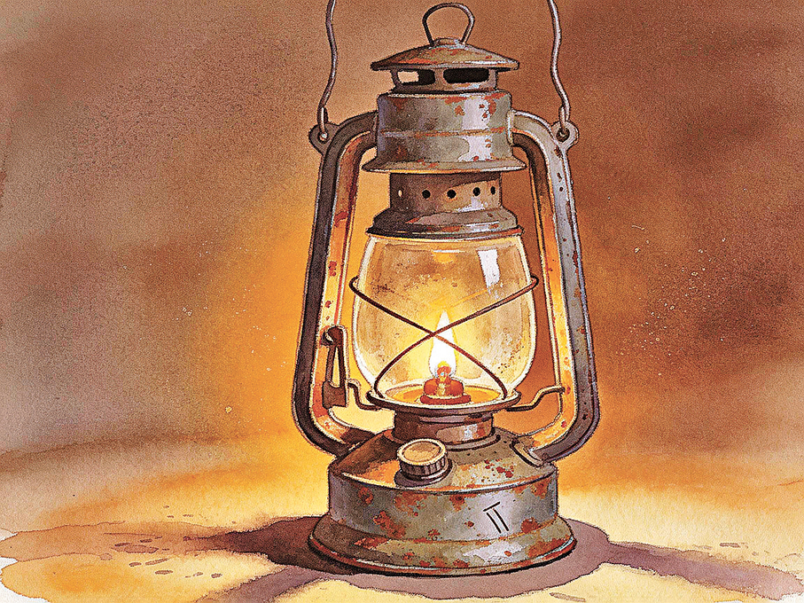 ●媽媽就像那盞燈，在那些長長的夜裏，靜靜亮着。 AI繪圖