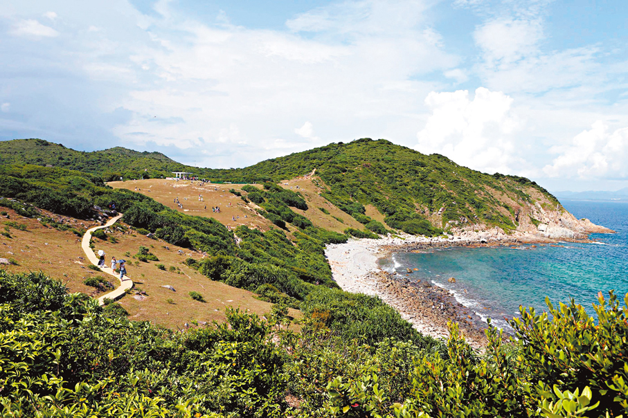 ●塔門是港人和遊客的熱門旅遊行山熱點。 資料圖片