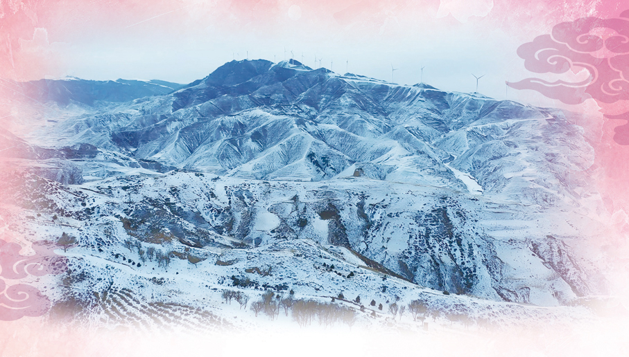 ●冰雪中的山西。