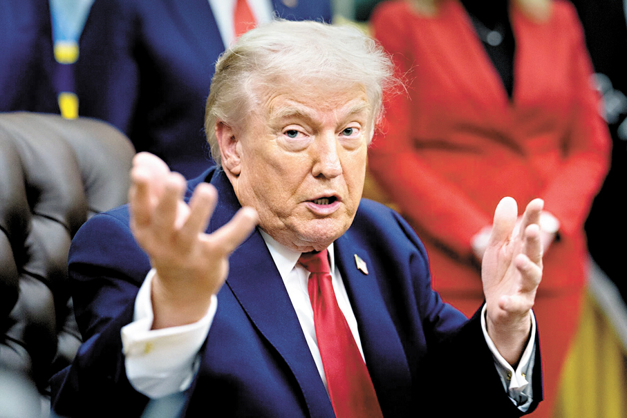 ●特朗普以個人身份提出訴訟。 彭博社