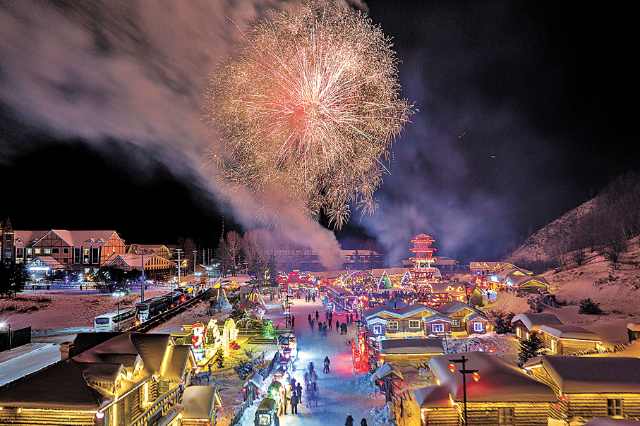 ●雪村的煙火氣藏在冷暖交織間。