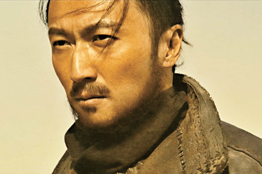 ●謝霆鋒以蓄鬚造型登場。  電影公司供圖