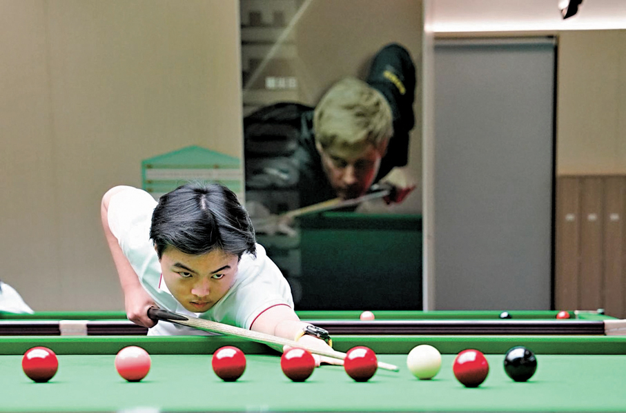 ●周楊雨澤每月由武漢來港訓練一周。