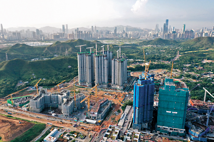 ●最少30間企業有意進駐北都區。圖為古洞發展區。 資料圖片