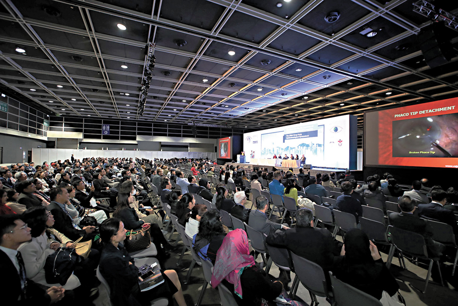 ●昔日在香港舉行的2018亞太眼科學會年會。