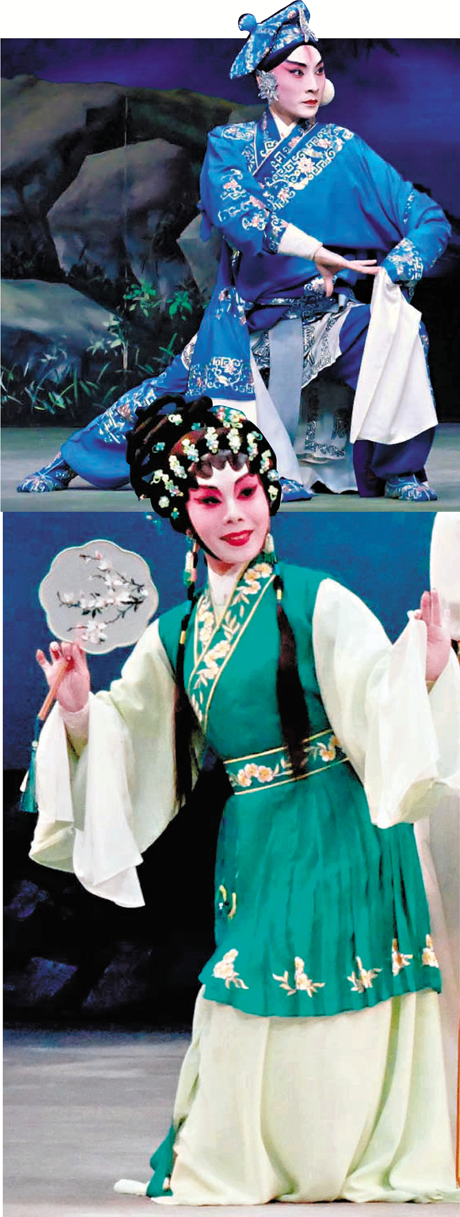 ●新生代演員鄺紫煌與陳紀婷（下圖）。