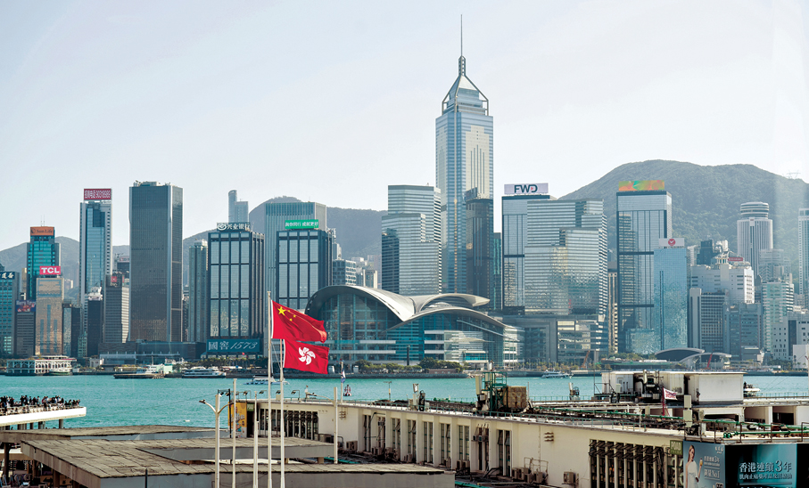 ●Mike Wardle相信香港會繼續被視為資金進出中國內地的樞紐。 中通社