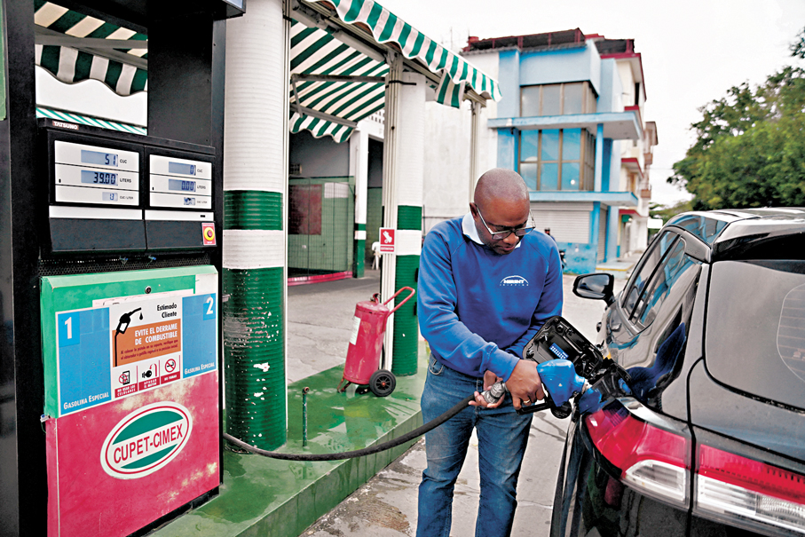 ●美國無視古巴民眾生存權利，圖謀令當地失去石油供應，乘機推翻政權。 資料圖片