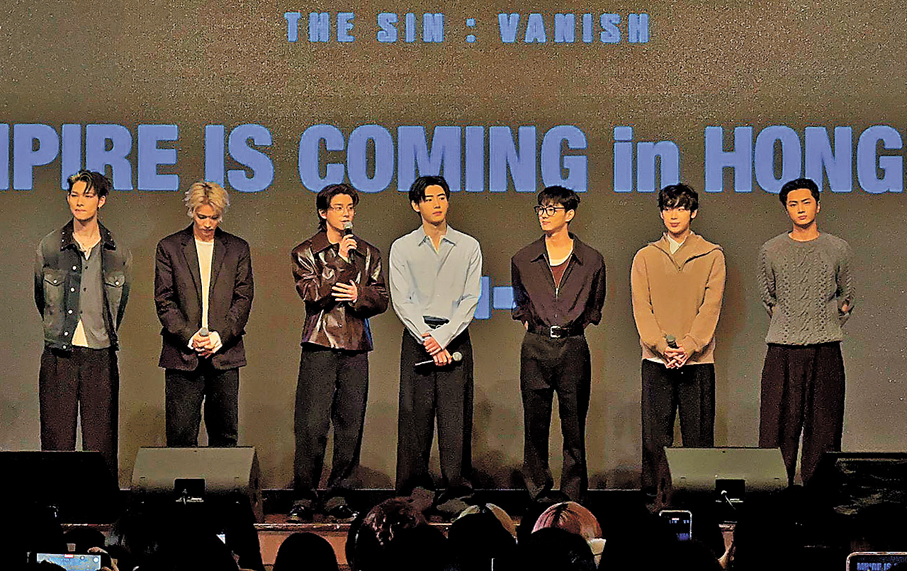 ●ENHYPEN前日來港舉行見面會。  香港文匯報記者孫嘉蔚 攝