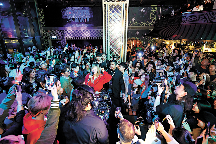 ●Sammi將全場高漲情緒帶至高點。