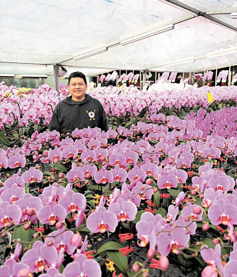 ●楊尹俊說，即使AI系統能節省人力，但花場人手沒有減少。 受訪者供圖