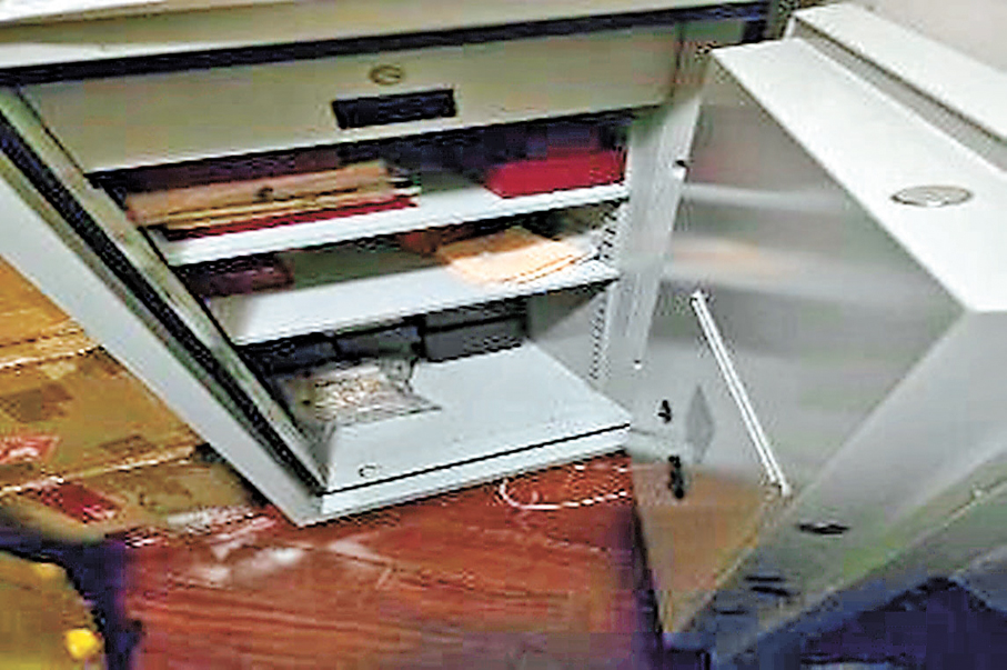 ●詐騙集團租用住宅單位作金庫。