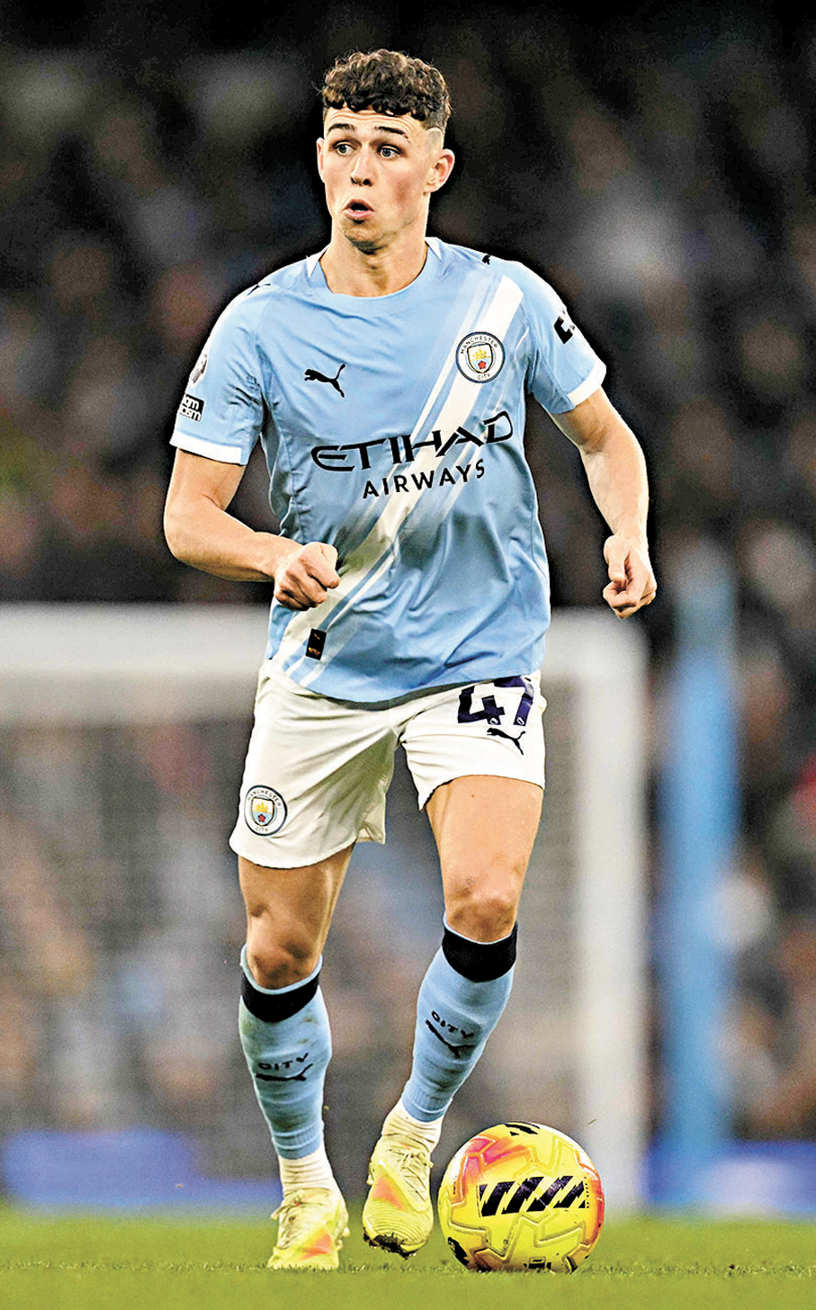 ●曼城中場菲爾科頓預計將正選登場。  資料圖片