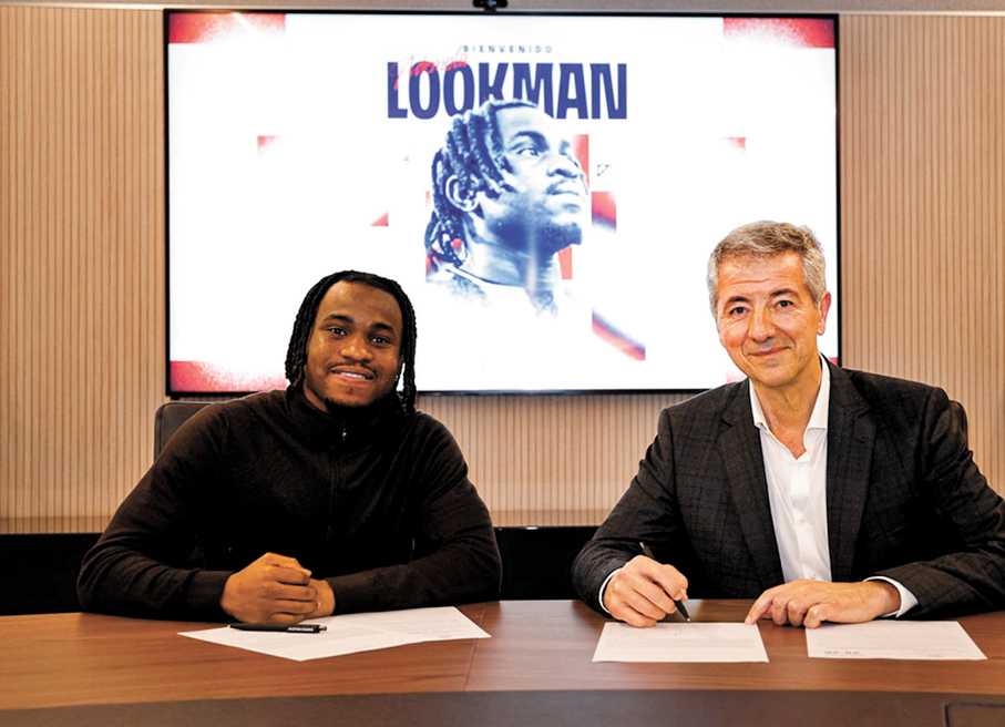 ●盧卡文（左）加盟馬體會。   馬德里體育會官方圖片