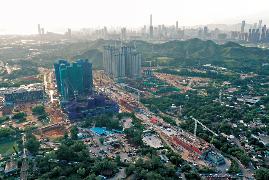 ●古洞北將設核心展廳推介北都。圖為古洞發展區。  資料圖片