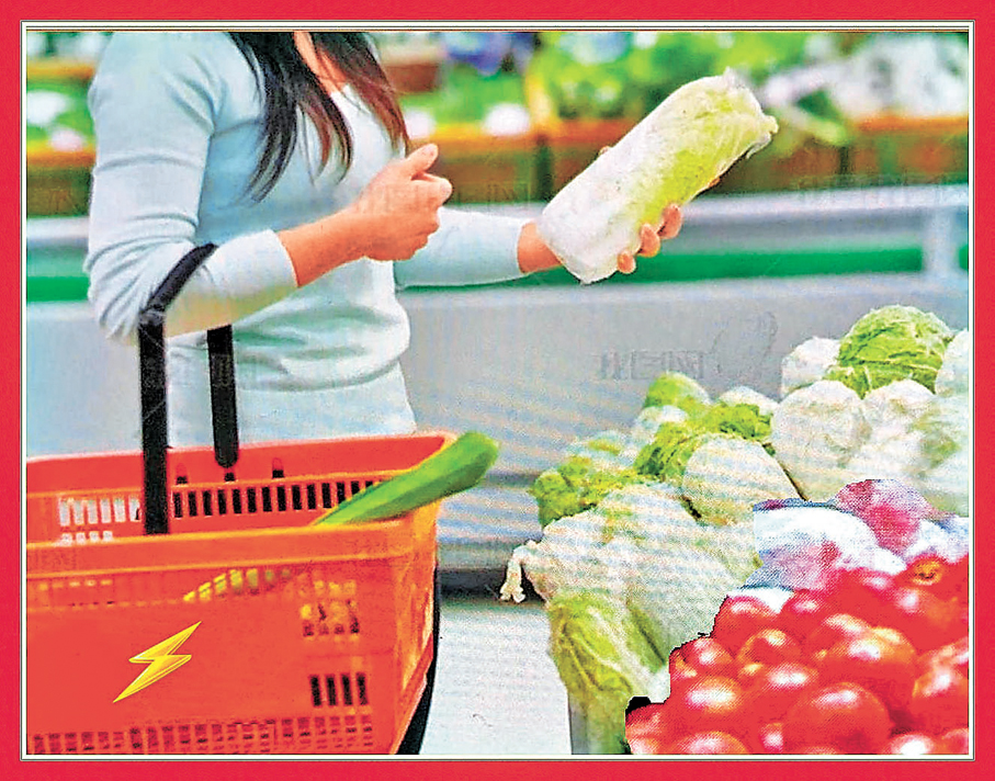 ●買菜也是一種學問。作者供圖