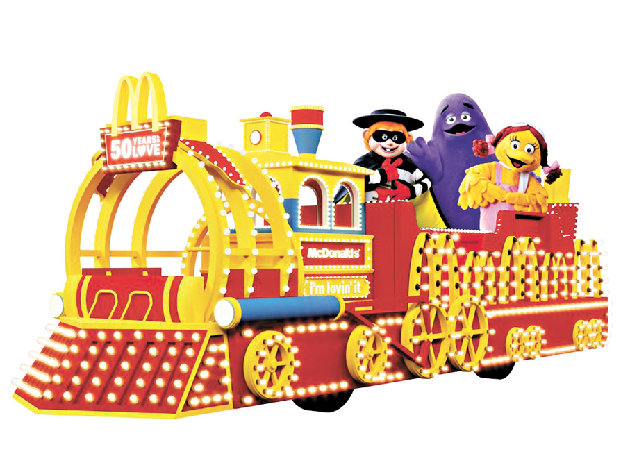●香港麥當勞推出50周年復刻火車喚起集體回憶。資料圖片