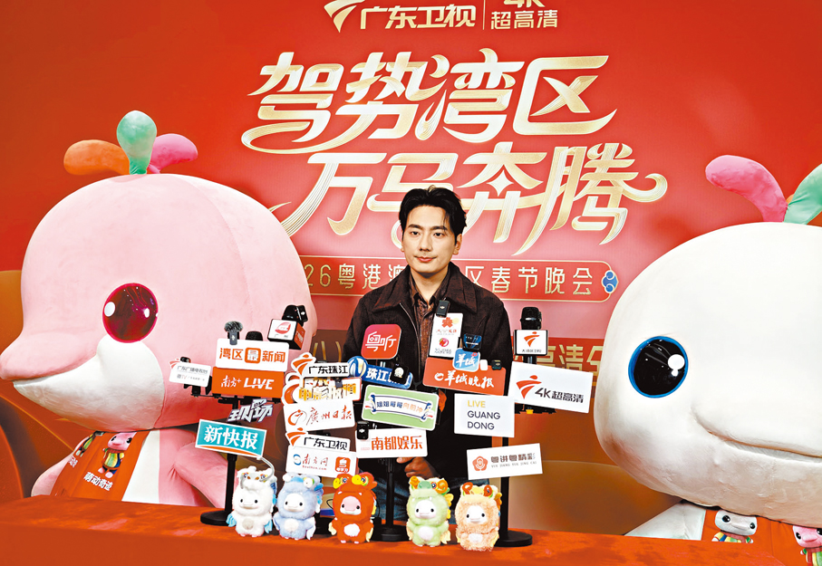 ●海來阿木盛讚廣州的音樂氛圍。   香港文匯報記者胡若璋  攝