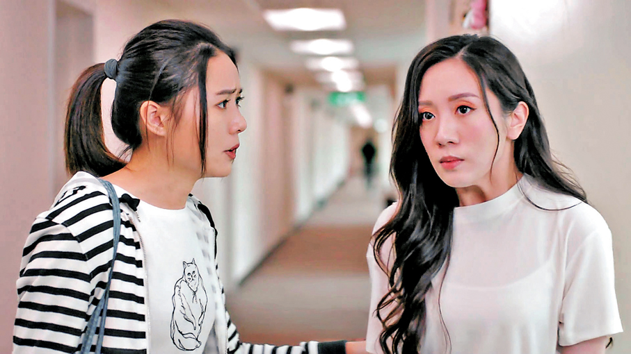 ●蔡菀庭（右）感激戴祖儀悉心指導演技。    TVB供圖