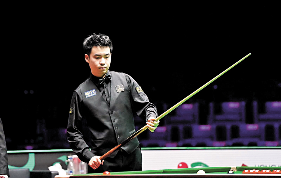 ●斯佳輝同日力挫龐俊旭，八強將與肖國棟合演「中國打吡」。