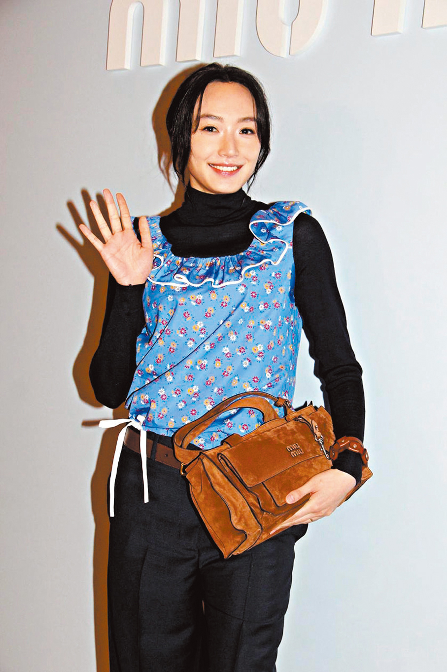 ●蔡思韵明顯發福。 香港文匯報記者達里  攝