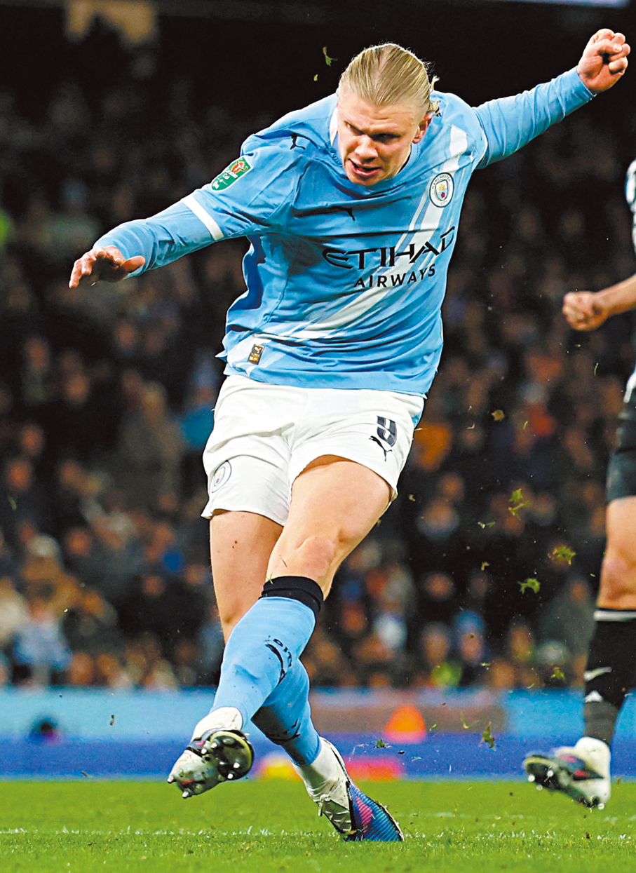 ●曼城前鋒艾寧夏蘭特