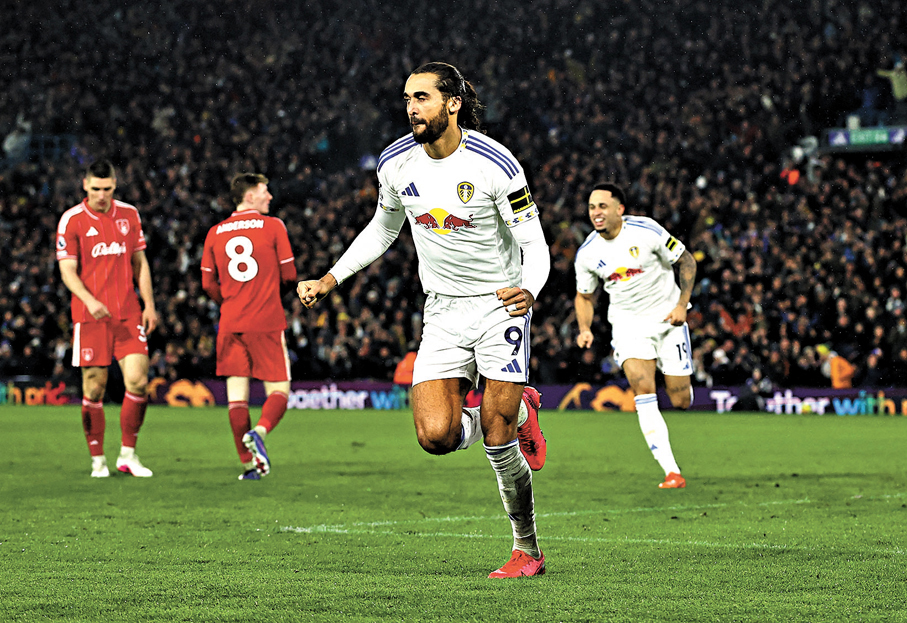 ●卡維特利雲建功，助列斯聯全取三分。 路透社