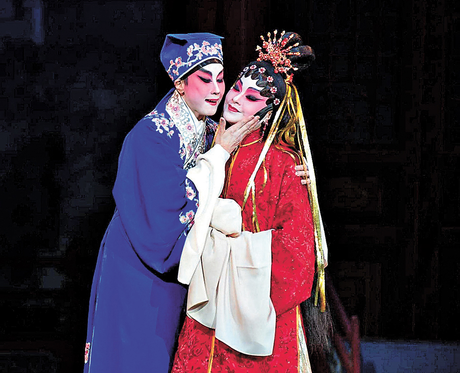 ●蓋鳴暉與梁心怡（右）是演才子佳人的最佳配搭。