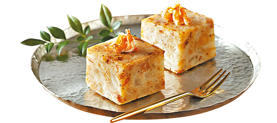 鰹魚湯櫻花蝦蘿蔔糕