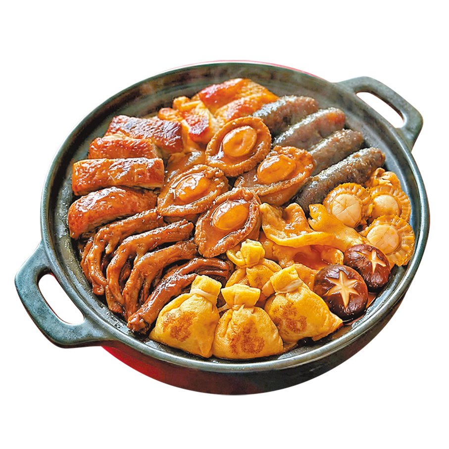 富貴花膠鮑魚盆菜