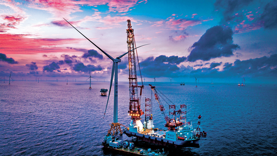 ●中國海上風電裝機容量連續多年全球第一。 香港文匯報廣東傳真