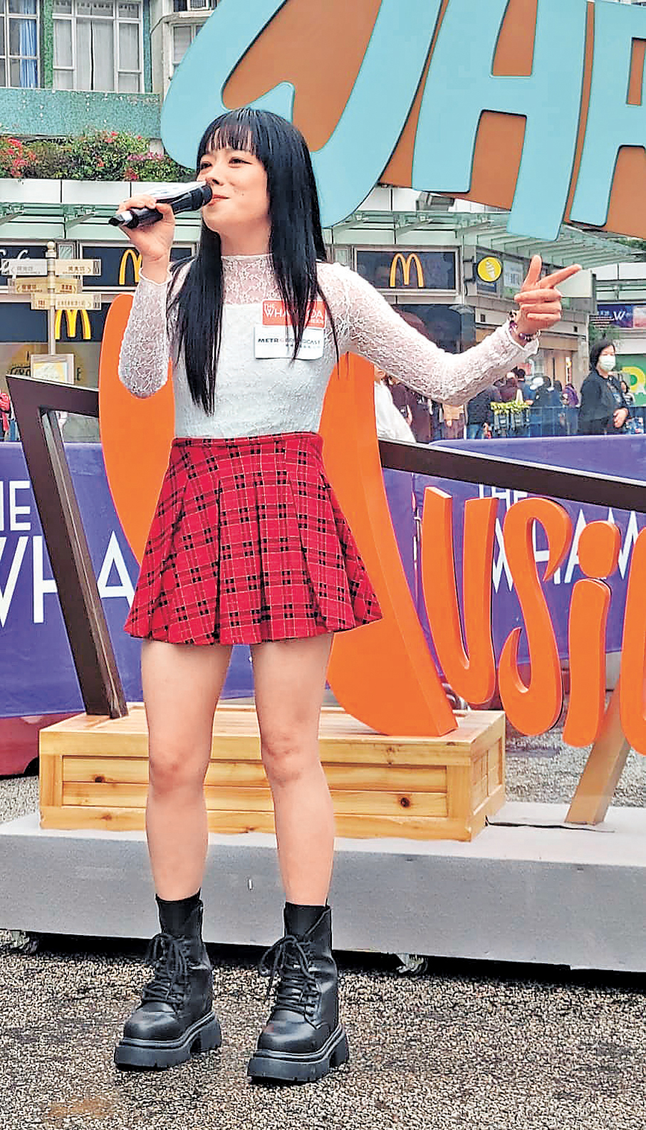 ●柯雨霏昨日心情既緊張又雀躍。  香港文匯報記者梁靜儀 攝