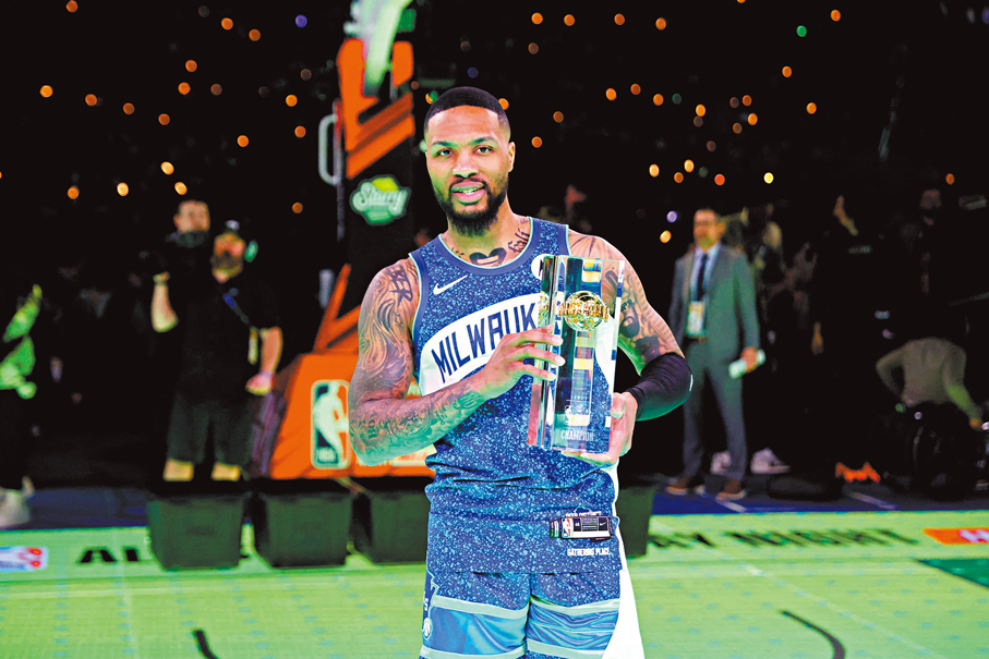 ●利拿特之前兩奪三分大賽冠軍。  資料圖片