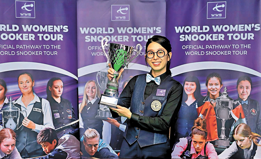 ●吳安儀勇奪冠軍。  受訪者供圖