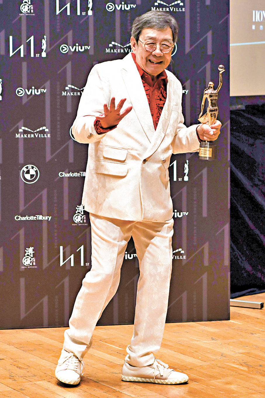 ●胡楓奪得第41屆香港電影金像獎終身成就獎。   資料圖片