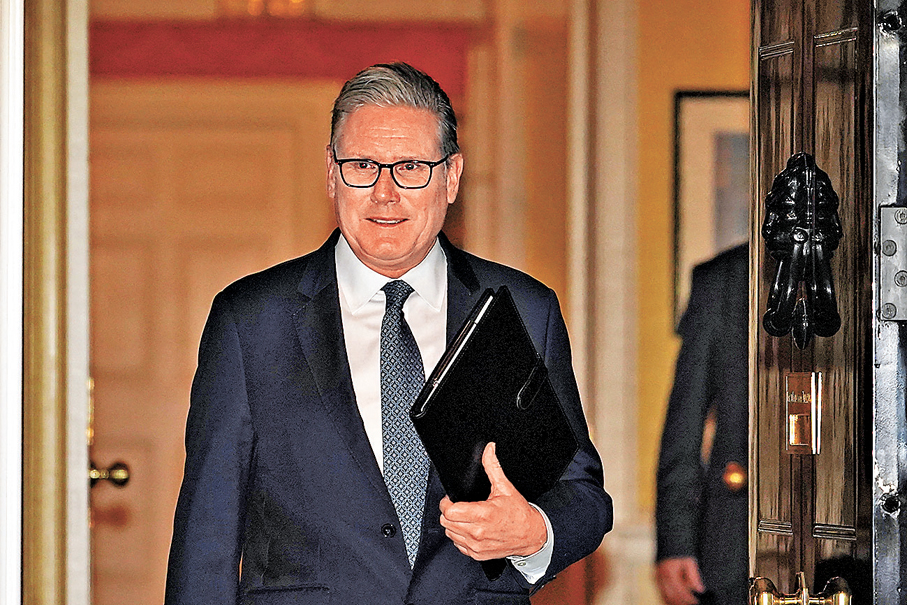 ●蘇格蘭工黨領袖公開呼籲斯塔默下台。 美聯社