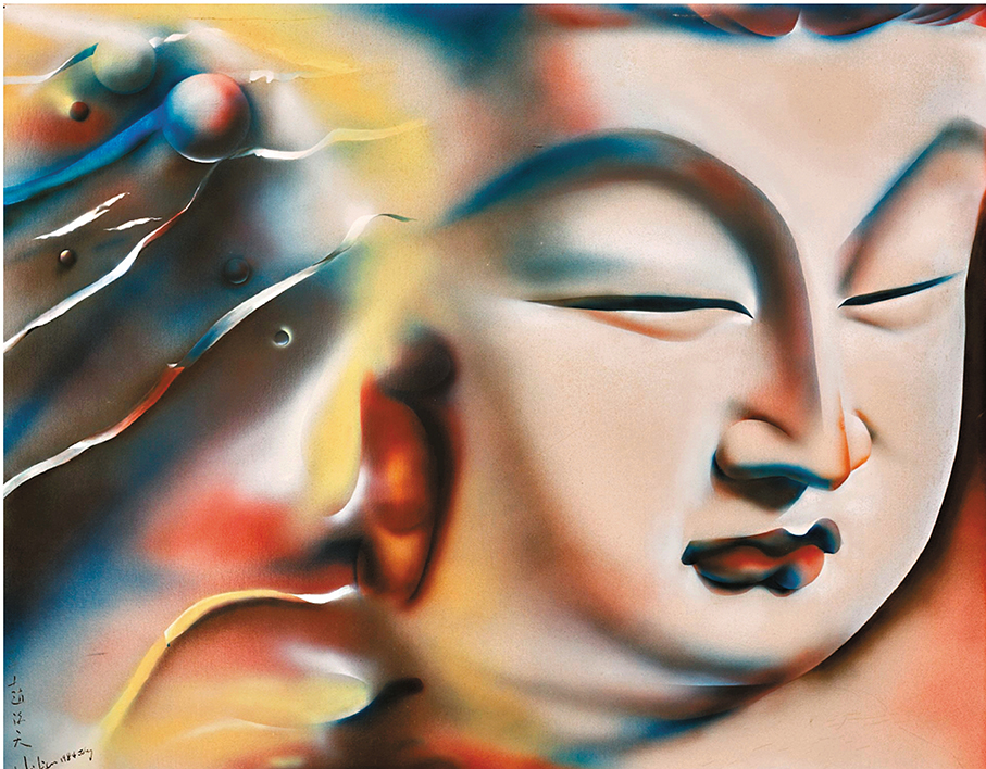 ●趙海天《彼岸（二）釋迦摩尼》1984年       藝術家供圖