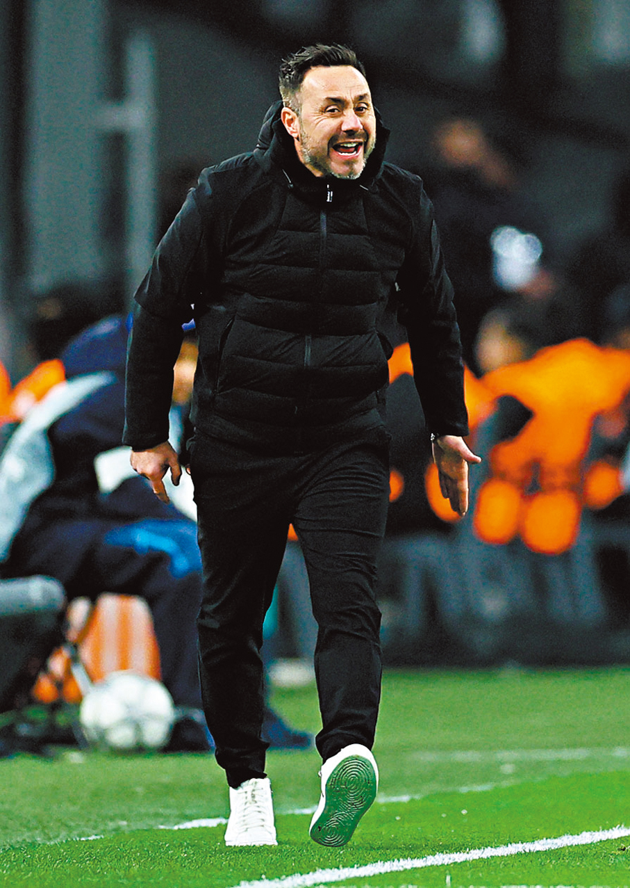 ●迪沙比確認離開馬賽。  資料圖片