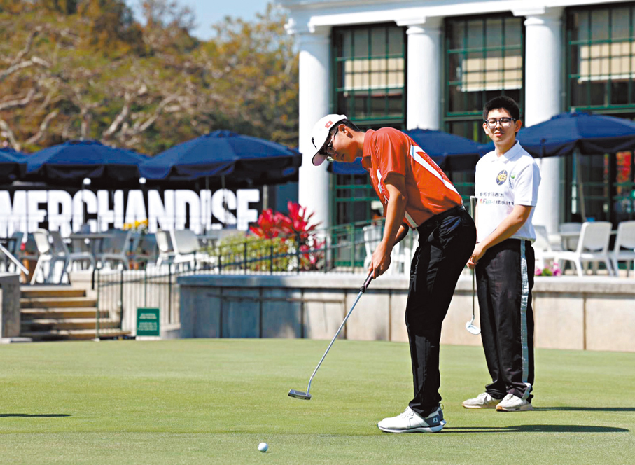 ●沈弘毅將把轉戰職業賽道的計劃押後一年。 香港文匯報記者郭正謙  攝