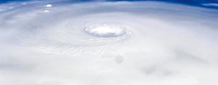 ●「樺加沙」追風任務中所見的高空景象。 視頻截圖