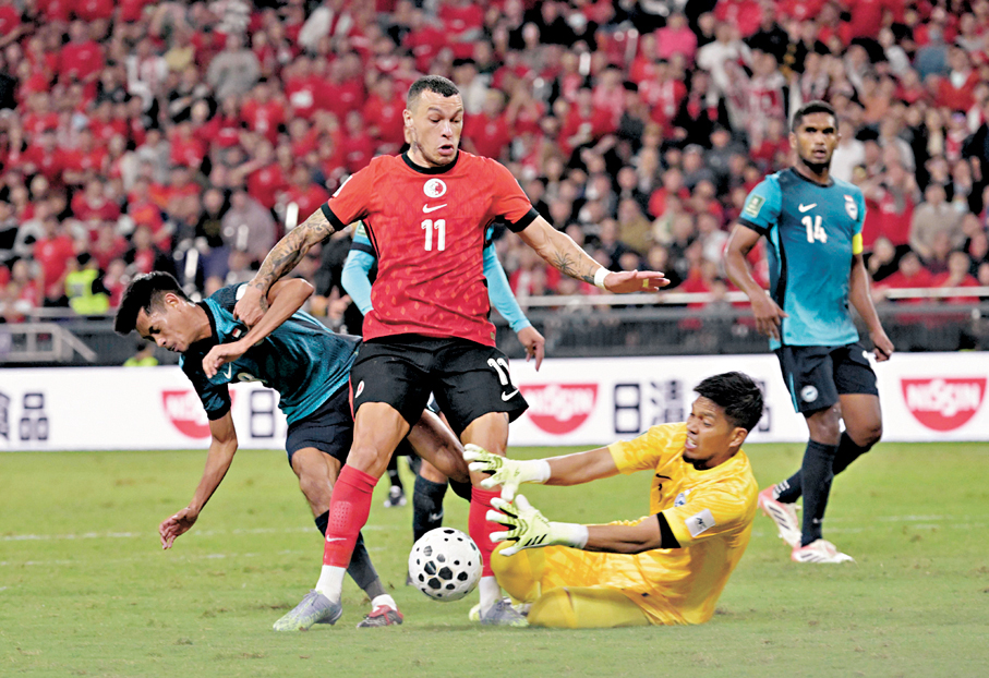 ●艾華頓入選港隊賀歲盃23人名單。資料圖片