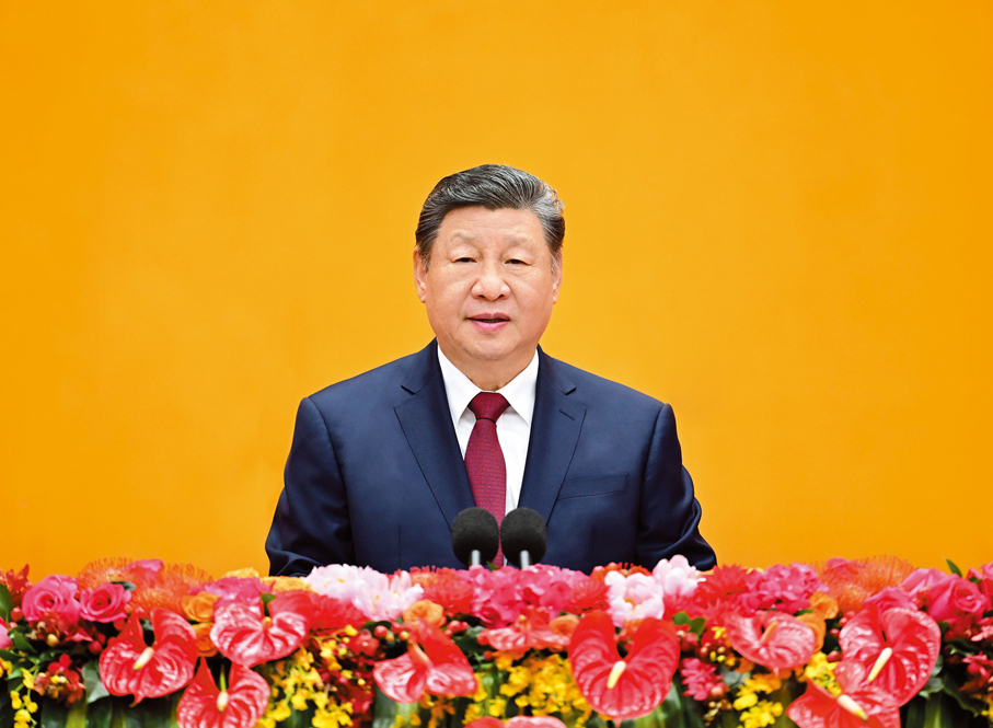 ●2月14日，中共中央、國務院在北京人民大會堂舉行2026年春節團拜會。中共中央總書記、國家主席、中央軍委主席習近平發表講話。 新華社