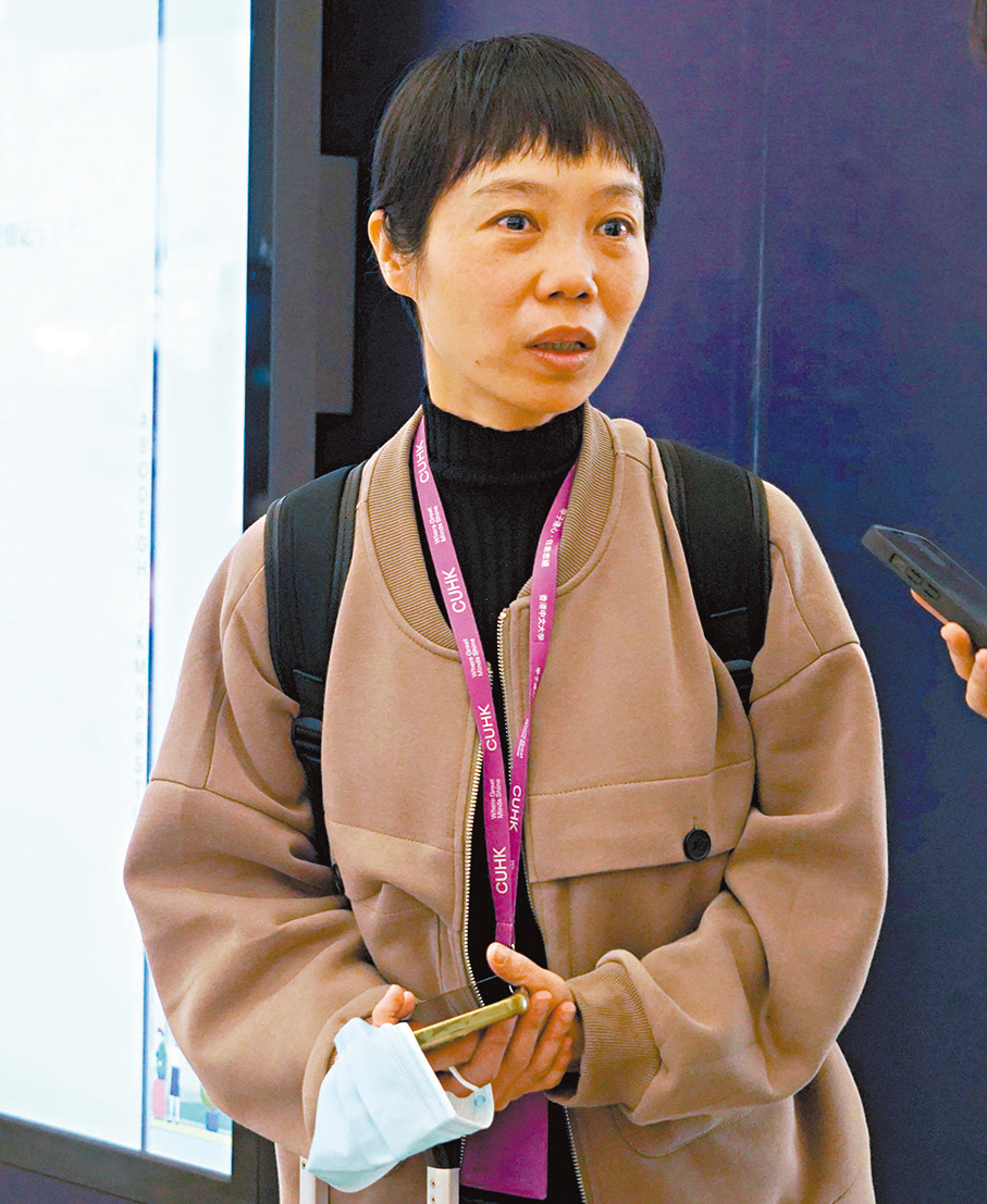 ●陳小姐。 香港文匯報記者曾興偉  攝