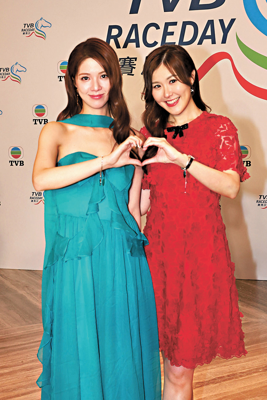 ●劉佩玥(右)與陳曉華一起過情人節？   香港文匯報記者北山彥 攝