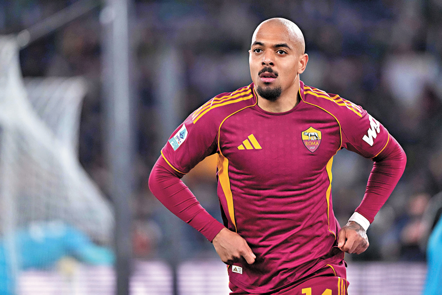 ●馬倫加盟羅馬後腳風甚順。  資料圖片