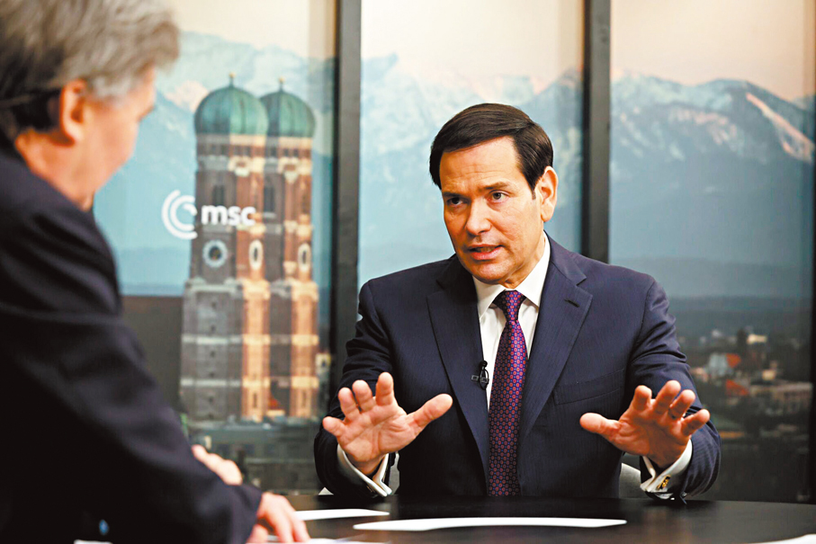 ●魯比奧缺席會議致歐洲眾領袖呆等。 彭博社